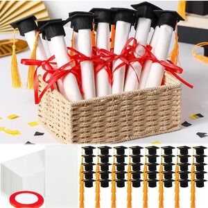 Graduation Party Favor Set with Black and Red Accents set of 50